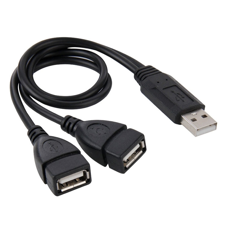 สายแปลง USB 2.0 ตัวผู้เป็นแจ็ค USB ตัวเมียคู่ สำหรับคอมพิวเตอร์/แล็ปท็อป ความยาวประมาณ 30 ซม. USB 2.0 AM เป็น 2 USB 2.0 AF