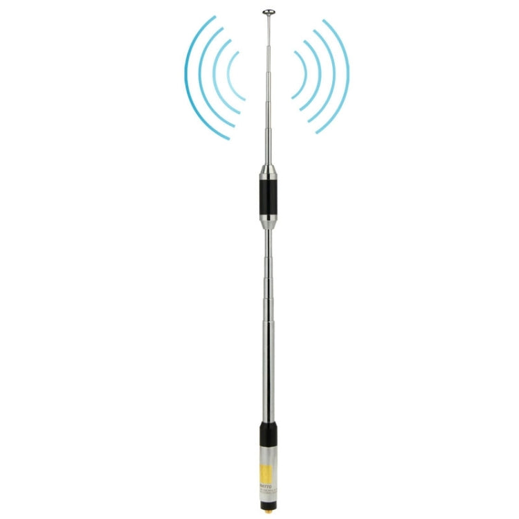 เสาอากาศวิทยุสื่อสารมือถือ RH770 สองย่านความถี่ 144/430MHz SMA-F กำลังขยายสูง ความยาวเสา 93 ซม.
