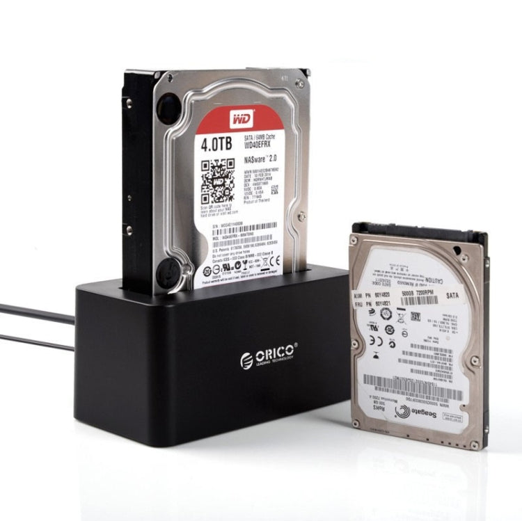 ORICO 6619US3 สถานีเชื่อมต่อฮาร์ดไดรฟ์ USB 3.0 ความเร็วสูง 5Gbps เป็น SATA สำหรับฮาร์ดไดรฟ์ 2.5 นิ้ว / 3.5 นิ้ว, รุ่น 6619US3