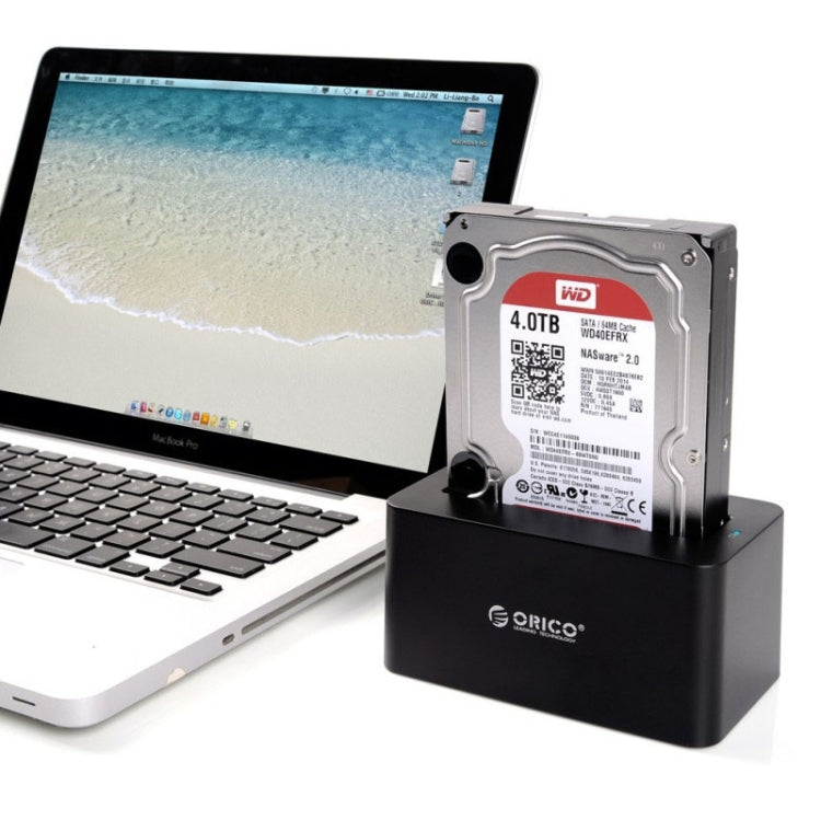 ORICO 6619US3 สถานีเชื่อมต่อฮาร์ดไดรฟ์ USB 3.0 ความเร็วสูง 5Gbps เป็น SATA สำหรับฮาร์ดไดรฟ์ 2.5 นิ้ว / 3.5 นิ้ว, รุ่น 6619US3