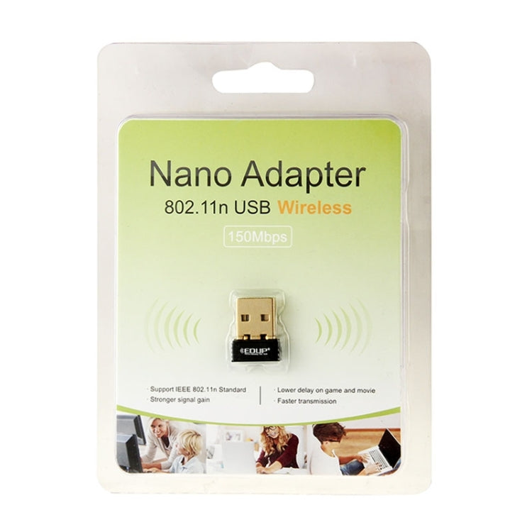 EDUP EP-8553 ชิป MTK7601 อะแดปเตอร์เครือข่าย USB WiFi 150Mbps 802.11n/g/b LAN, EP-8553 150Mbps