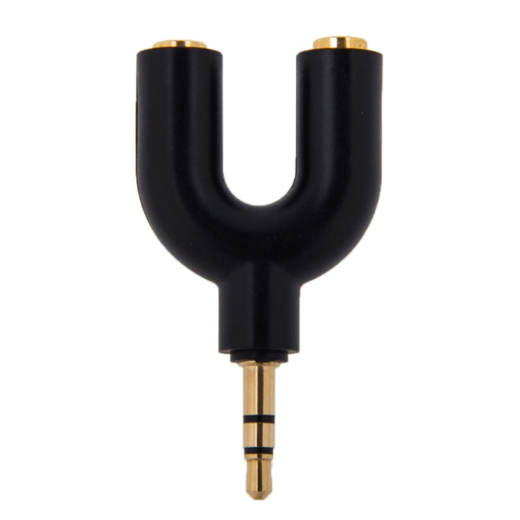 อะแดปเตอร์แยกสัญญาณเสียงสเตอริโอ 3.5mm ตัวผู้ เป็นแจ็คสเตอริโอ 3.5mm ตัวเมียคู่