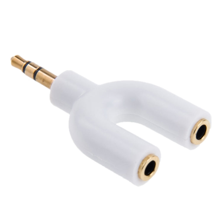 อะแดปเตอร์แยกสัญญาณเสียงสเตอริโอ 3.5mm ตัวผู้ เป็นแจ็คสเตอริโอ 3.5mm ตัวเมียคู่