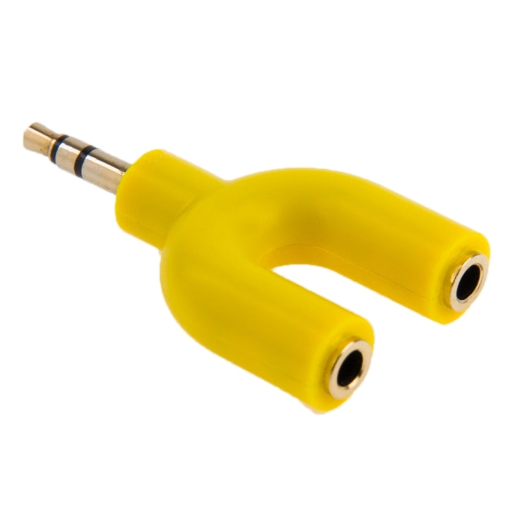 อะแดปเตอร์แยกสัญญาณเสียงสเตอริโอ 3.5mm ตัวผู้ เป็นแจ็คสเตอริโอ 3.5mm ตัวเมียคู่