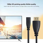 สายอะแดปเตอร์ HDMI ตัวผู้ 20cm เป็น Micro HDMI ตัวเมีย, HDMI เป็น Micro HDMI