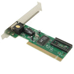 การ์ดเครือข่าย PCI Ethernet LAN 10/100M RJ45, ชิปเซ็ต: 8139C, RJ45