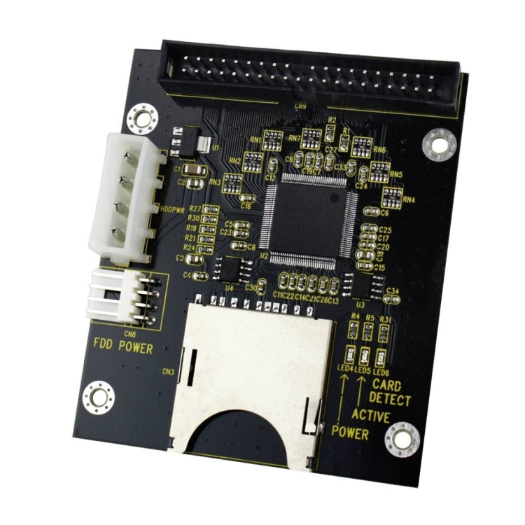 การ์ดอะแดปเตอร์ SD/SDHC/MMC เป็น IDE ตัวผู้ 40 พิน ขนาด 3.5 นิ้ว, SD เป็น IDE ตัวผู้ 40 พิน