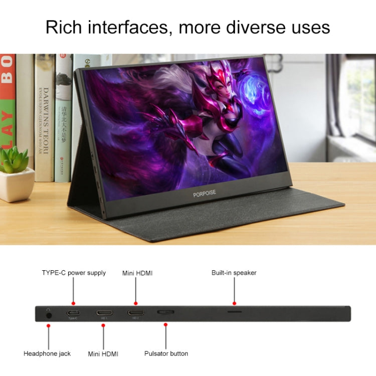 จอแสดงผล LED พกพาขนาด 15.6 นิ้ว ความละเอียด 1080P รองรับ HDR, 15.6 นิ้ว 1080P
