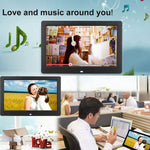กรอบรูปดิจิทัลหน้าจอกว้าง HD ขนาด 10.1 นิ้ว พร้อมที่วางและรีโมทคอนโทรล Allwinner E200 นาฬิกาปลุก / MP3 / MP4 / เครื่องเล่นภาพยนตร์ ขนาด 10.1 นิ้ว Allwinner E200, 10.1 นิ้ว/HSD-P503