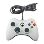จอยสติ๊กเกมแพดมีสาย USB 2.0 สำหรับ XBOX360, เสียบแล้วเล่น, ความยาวสาย: 2.5 ม., สำหรับ XBOX360, สำหรับ XBOX360 (สีดำ)