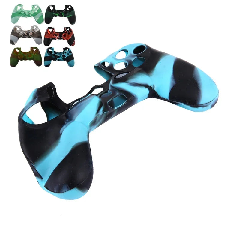 เคสซิลิโคนลายพรางสำหรับจอย PS4, ส่งสีสุ่ม, FS-03