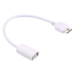 สายแปลง Micro USB 3.0 ตัวผู้เป็น USB 2.0 ตัวเมีย OTG ความยาว 21 ซม.