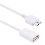 สายแปลง Micro USB 3.0 ตัวผู้เป็น USB 2.0 ตัวเมีย OTG ความยาว 21 ซม.
