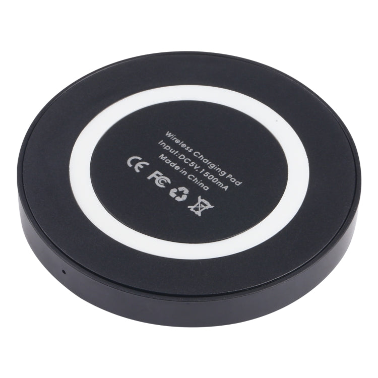 Universal QI Standard Round Wireless Charging Pad (White + Red), Black + White, White + Black, White, Grey+Black, White + Red
