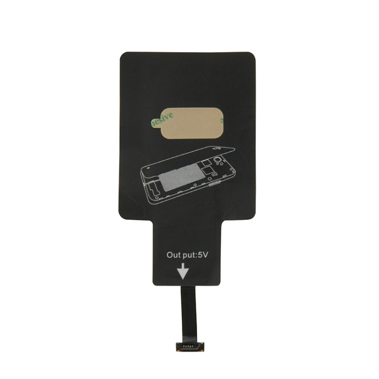 ตัวรับชาร์จไร้สายสำหรับ QI, ใช้ได้กับโทรศัพท์ Micro USB ทุกชนิด