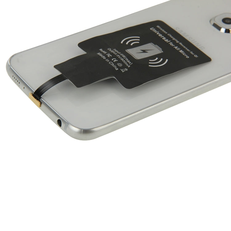 ตัวรับชาร์จไร้สายสำหรับ QI, ใช้ได้กับโทรศัพท์ Micro USB ทุกชนิด