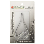คีมตัดลวดขนาดเล็กสแตนเลสคุณภาพสูง Baku BK-108 ปากตรง เครื่องมือช่างความแม่นยำสูง BK-108