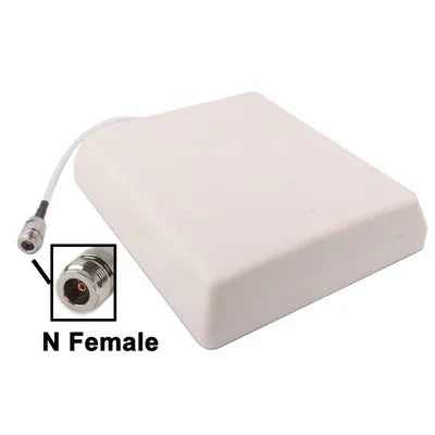 เสาอากาศแผงติดผนัง 8dBi ความถี่ 800~960/1710~2500MHZ, ขั้วต่อ N Female