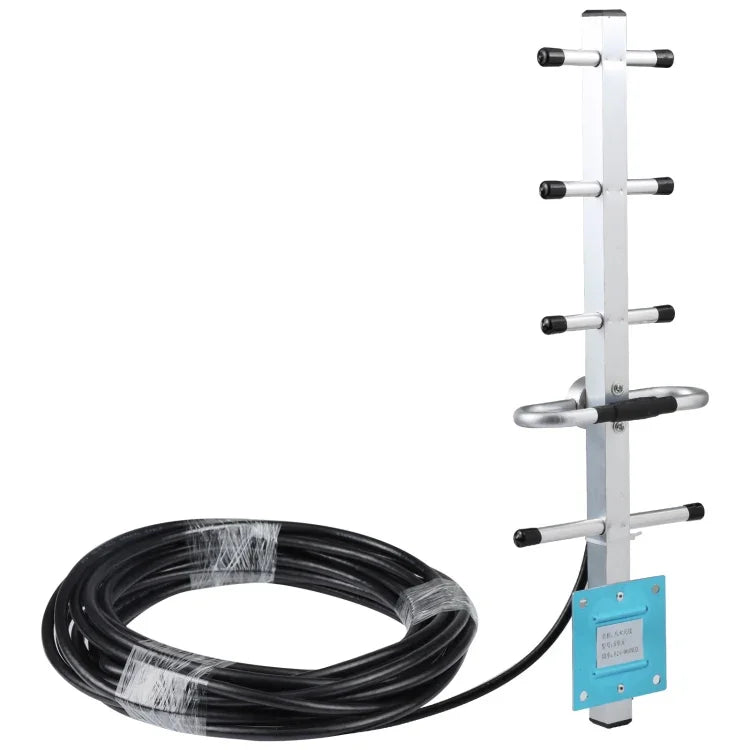 เสาอากาศ Yagi GSM 824-960MHZ 12 dBi ขั้วต่อ N Male, ความยาวสาย: 15m, 824-960MHZ, ขั้วต่อ N Male