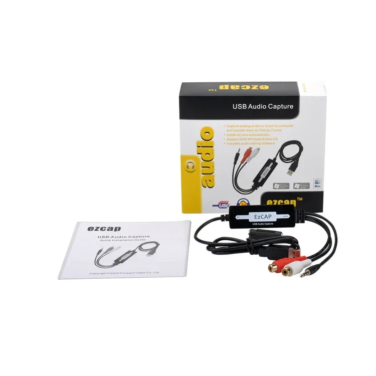 Ezcap216 จับเสียง USB รูปแบบบันทึก: Wave / MP3