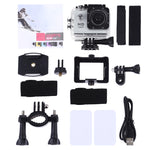 กล้องกีฬาพร้อมจอ LCD 1.5 นิ้ว SJ4000 Full HD 1080P พร้อมเคสกันน้ำ เซนเซอร์ CMOS 12.0 ล้านพิกเซล กันน้ำลึก 30 เมตร