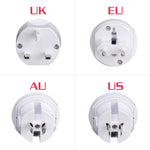 อะแดปเตอร์เดินทางอเนกประสงค์ปลั๊ก EU + AU + UK + US รวมในหนึ่งเดียว