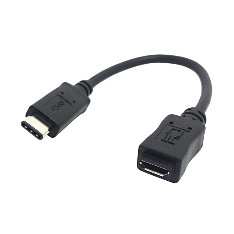 สาย CY-201 USB 3.1 Type-C ตัวผู้เป็น Micro USB 2.0 ตัวเมีย สำหรับ Nokia N1, ความยาวสาย: 20 ซม.