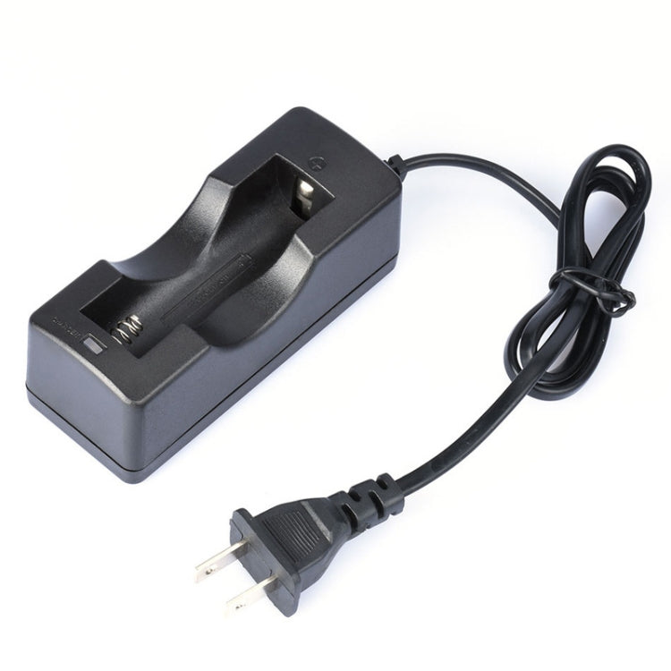 ที่ชาร์จแบตเตอรี่สำหรับ 18650, เอาต์พุต: 4.2V/650mA, ปลั๊ก US, 650mA พร้อมสาย