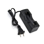 ที่ชาร์จแบตเตอรี่สำหรับ 18650, เอาต์พุต: 4.2V/650mA, ปลั๊ก US, 650mA พร้อมสาย