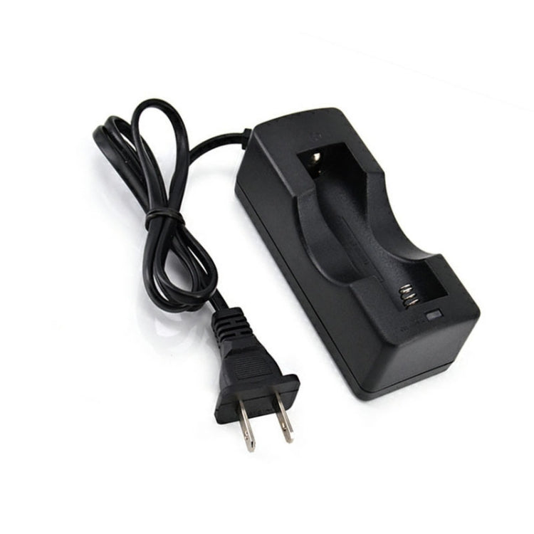 ที่ชาร์จแบตเตอรี่สำหรับ 18650, เอาต์พุต: 4.2V/650mA, ปลั๊ก US, 650mA พร้อมสาย