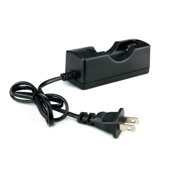 ที่ชาร์จแบตเตอรี่สำหรับ 18650, เอาต์พุต: 4.2V/650mA, ปลั๊ก US, 650mA พร้อมสาย