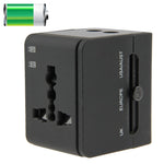อะแดปเตอร์เดินทางอเนกประสงค์ปลั๊ก EU / AU / UK / US 2 USB 2.1A, 2.1A