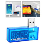 เครื่องวัดแรงดันไฟฟ้าและกระแสชาร์จ USB สำหรับโทรศัพท์มือถือ/แท็บเล็ต รุ่น USB Voltage-KW-201