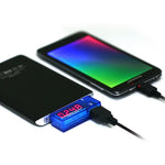 เครื่องวัดแรงดันไฟฟ้าและกระแสชาร์จ USB สำหรับโทรศัพท์มือถือ/แท็บเล็ต รุ่น USB Voltage-KW-201