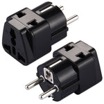 อะแดปเตอร์ปลั๊ก WD-9 อะแดปเตอร์ไฟเดินทางพร้อมปลั๊กยุโรป