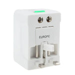 อะแดปเตอร์ปลั๊กไฟ AC สำหรับเดินทางแบบสากล US / EU / AU / UK พร้อมช่องชาร์จ USB