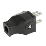 อะแดปเตอร์ปลั๊กไฟเดินทางสากลแบบชาย US Plug