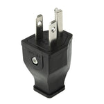 อะแดปเตอร์ปลั๊กไฟเดินทางสากลแบบชาย US Plug