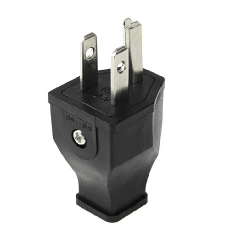 อะแดปเตอร์ปลั๊กไฟเดินทางสากลแบบชาย US Plug
