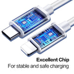 สายข้อมูล USB-C / Type-C 3.1 ตัวผู้เป็น 8 พิน ตัวผู้ ความยาวสาย 1 เมตร