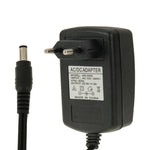 อะแดปเตอร์ไฟฟ้าคุณภาพสูง EU Plug AC 100-240V เป็น DC 9V 2A, หัวเสียบ: 5.5 x 2.1 มม., ความยาวสาย: 1 ม., EU Plug DC 9V 2A