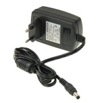 อะแดปเตอร์ไฟฟ้าคุณภาพสูง EU Plug AC 100-240V เป็น DC 9V 2A, หัวเสียบ: 5.5 x 2.1 มม., ความยาวสาย: 1 ม., EU Plug DC 9V 2A