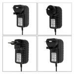 อะแดปเตอร์ไฟฟ้า 4 in 1 EU Plug + US Plug + UK Plug + AU Plug AC 100-240V เป็น DC 12V 3A, หัวเสียบ: 5.5 x 2.1 มม., ความยาวสาย: ประมาณ 1.2 ม., EU+US+UK+AU Plug