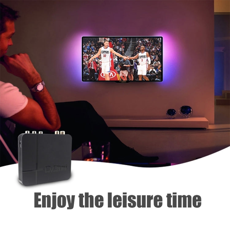 กล่องรับสัญญาณดิจิตอลภาคพื้นดิน HD DVB-T2 ขนาดเล็ก รองรับ USB / HDMI / MPEG4 / H.264