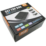 กล่องรับสัญญาณดิจิตอลภาคพื้นดิน HD DVB-T2 ขนาดเล็ก รองรับ USB / HDMI / MPEG4 / H.264