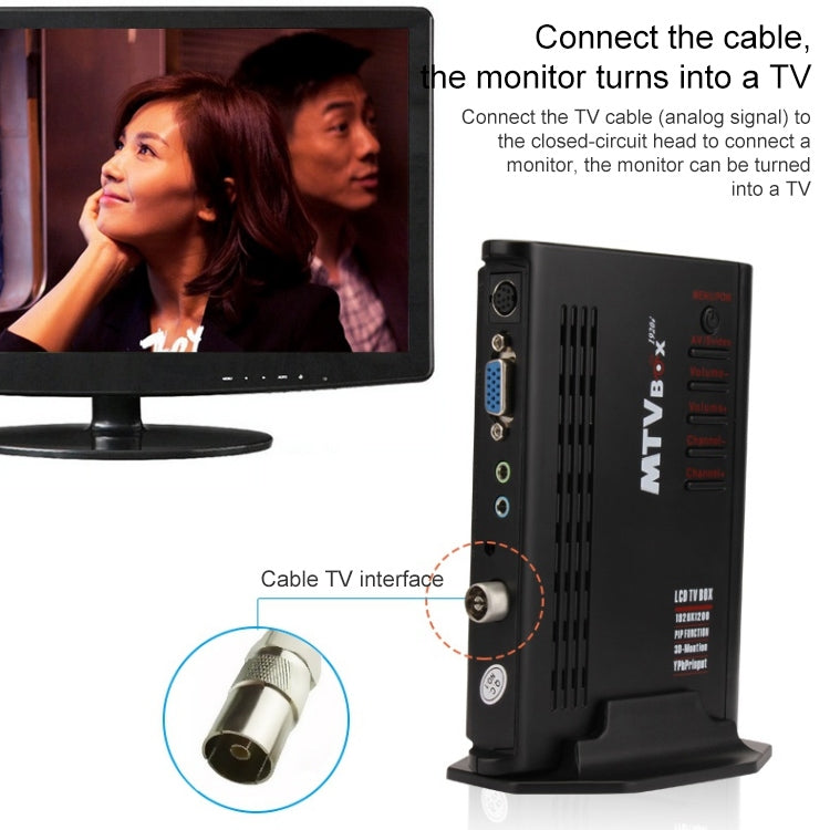 กล่องทีวี LCD HD พร้อมรีโมทคอนโทรล, ทีวี (PAL-BG+PAL-DK)