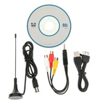 แท่งทีวีดิจิทัล USB 2.0 โมดูลคู่ขนาดเล็ก, รองรับ FM + AV + DVB-T / T2 / C, DVB-T/T2/C