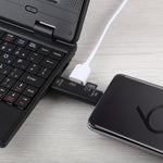 D-188 3 in 1 TF & USB เป็น Micro USB & Type-C Card Reader OTG Adapter Connector