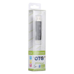 D-188 3 in 1 TF & USB เป็น Micro USB & Type-C Card Reader OTG Adapter Connector