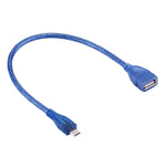 สายแปลง OTG Micro USB ตัวผู้เป็น USB 2.0 ตัวเมีย ยาว 29 ซม.